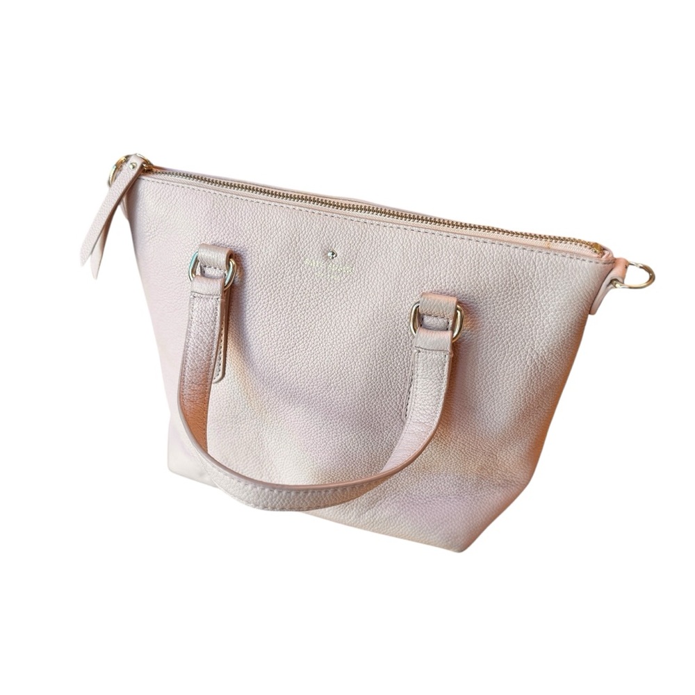Kate Spade Larchmont Ave Small Penny Evangeline Satchel Bag Blush Pink No Strap - Picture 7 of 13